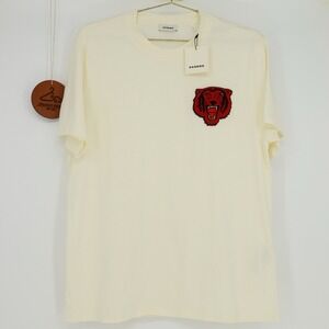 Sandro Tiger Patch Crewneck T-shirt Tee Size XL Cotton NWT